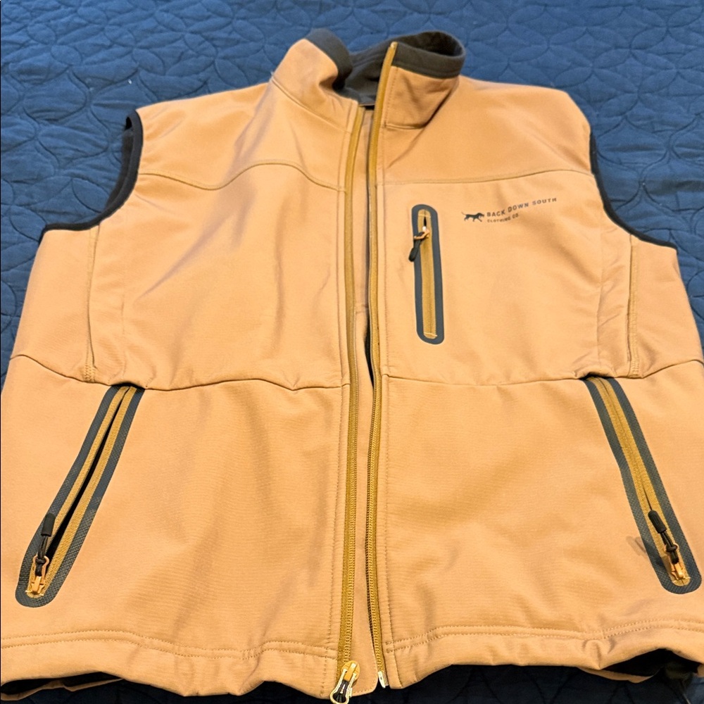 Men's Tan Outdoor Vest